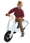 Wooden Balance Bike Adjustable Toddler Child Training Bike Vespa Scooter Design