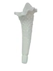 Vintage Fenton Hobnail White Milk Glass Epergne Horn