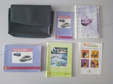 Notice d'utilisation + carnet d'entretien + pochette pour Renault Clio 