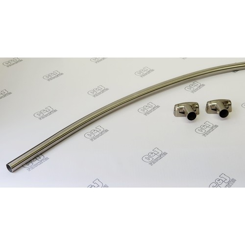 Proflo PFCSR5BN 5' Stainless Steel Curved Shower Rod - Brushed Nickel READ - Picture 3 of 7