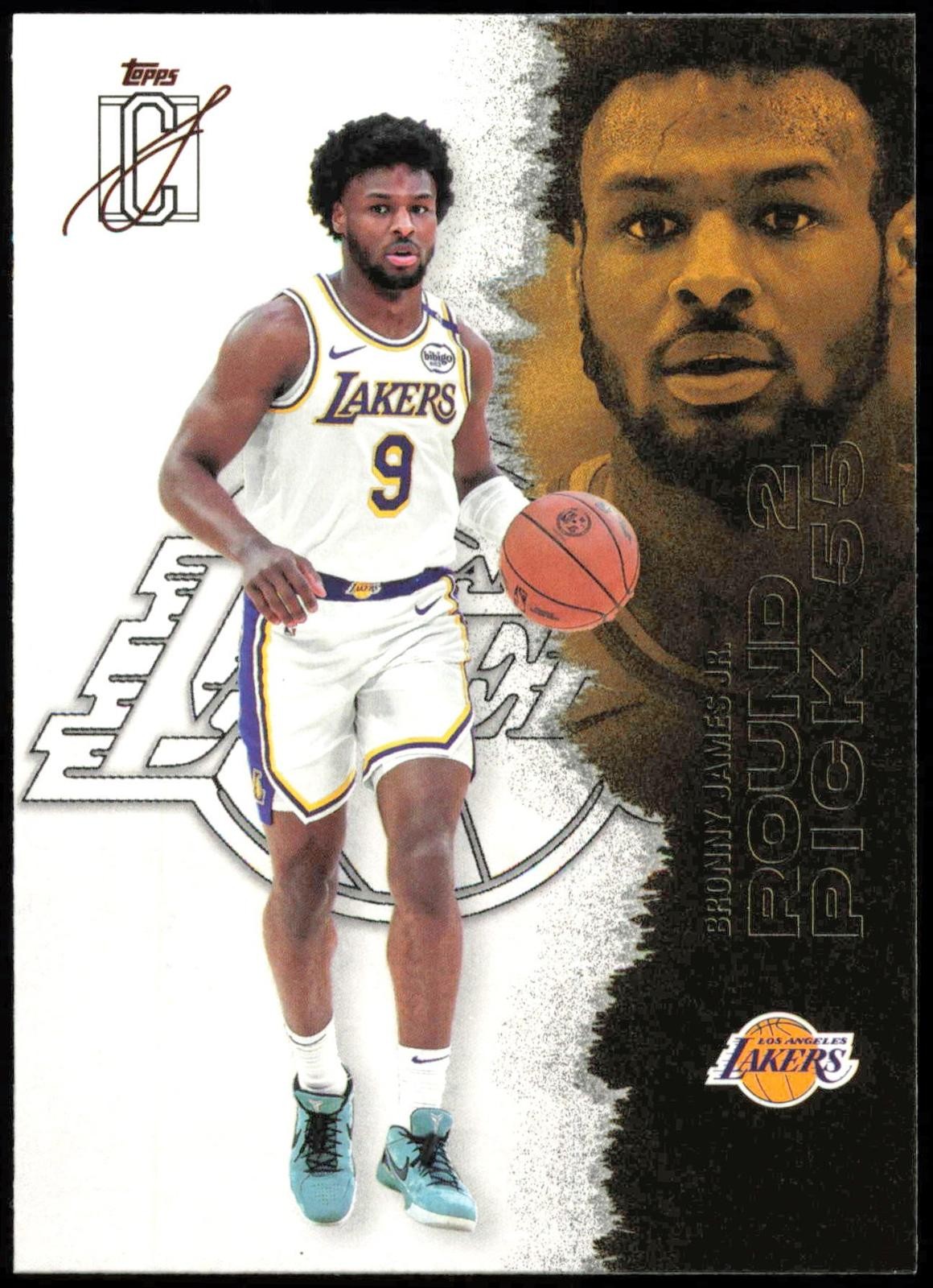 Bronny James Jr. 2025-26 Topps Signature Class #1 Lakers