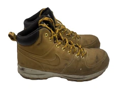 Nike Manoa Men’s Light Brown Leather Boots (Brown/Haystack)(10.5)(454350-700)