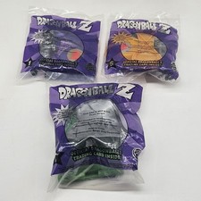Dragon Ball Z Burger King 2000 Action Figure Set Of 3 New Sealed 1 6 7 Piccolo