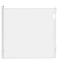 Retractable Baby Gate Mesh Safety Gate 90cm Tall Extends to 180cm Wide – White