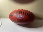 AFL T. W. SHERRIN Wizard red leather sherrin football SIZE 4