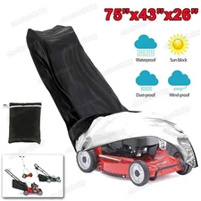 Waterproof Lawn Mower Cover Outdoor UV Protector for Push Mower Universal Fit