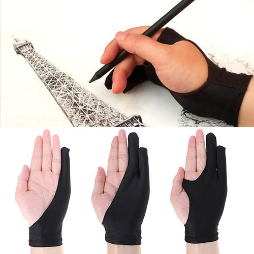 1Pc Two finger Anti-fouling Glove For Drawing & Pen Graphic Tablet PadL_FYAPUKWE - Afbeelding 9 van 18