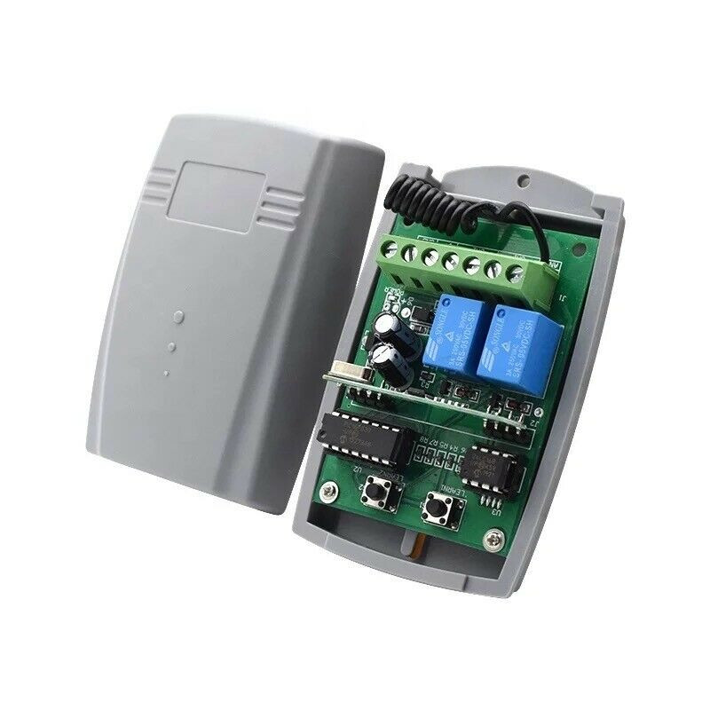 KIT RICEVENTE RX2N-BOX UNIVERSALE ELETTRICO GARAGE CANCELLO INTERRUTTORE