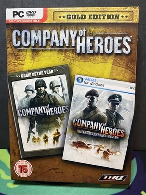 PC DVD-ROM  Company of Heroes Gold Edition 2 Games CIB Nice