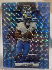 2023 Panini Mosaic Football Cam Akers Los Angeles Rams Reactive Blue Prizm #138