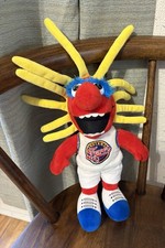 Vtg Indiana Fever Freddy Mascot Plush Basketball WNBA Women Patch Collectible