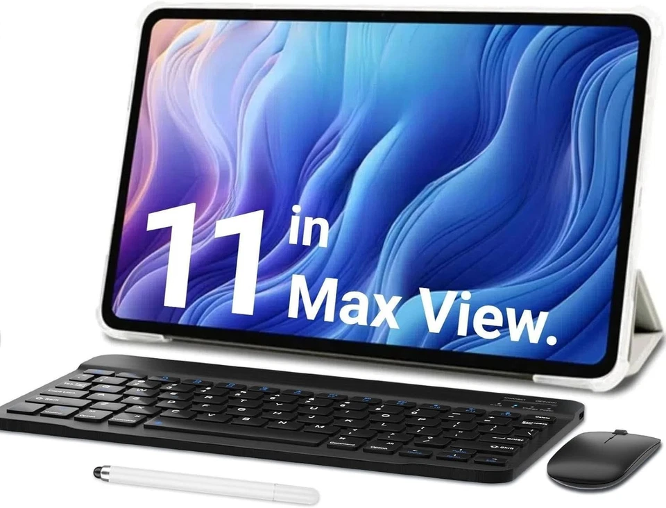 COLORROOM ⭐ „11 Zoll Android 14 Tablet 12GB RAM 128GB ROM Octa-Core 8000mAh 2.4G/5G WLAN