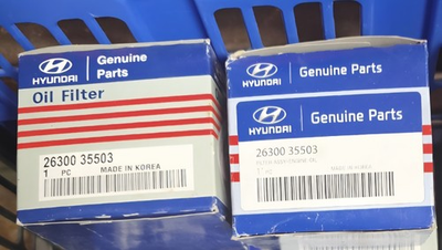 #ad OEM Hyundai Oil Filters 26300 35503 Genuine Hyundai Parts $45.00