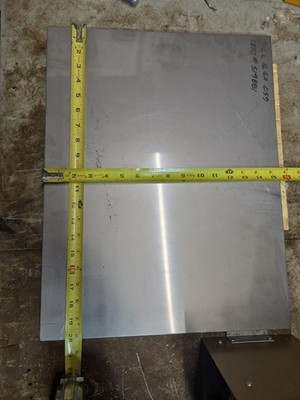 316L Stainless Steel Sheet 20'' X 15.5'' X .059'' Lot Of 2