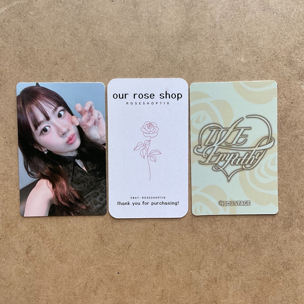 IVE I've Empathy Idoustage China CN Fansign Event Lucky Draw LD