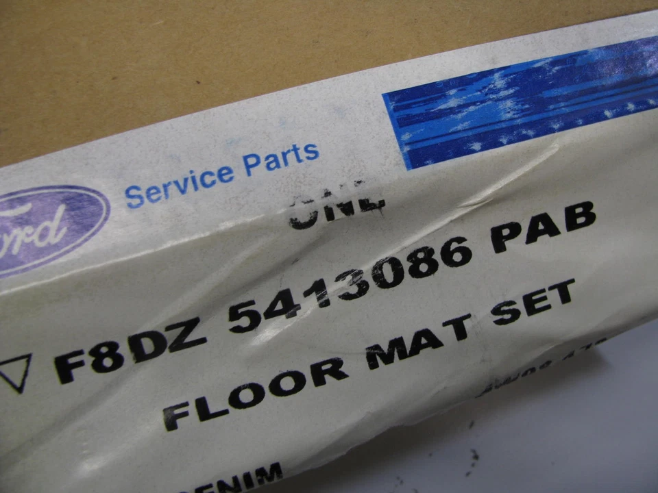 Alfombrillas nuevas genuinas OEM Ford F8DZ-5413086-PAB - 96-05 Sable COLOR DENIM OSCURO Foto 3 de 3