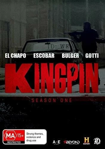 Kingpin DVD El Chapo Escobar Bulger Gotti 2 Disk Set 4 Episodes - Foto 1 di 1
