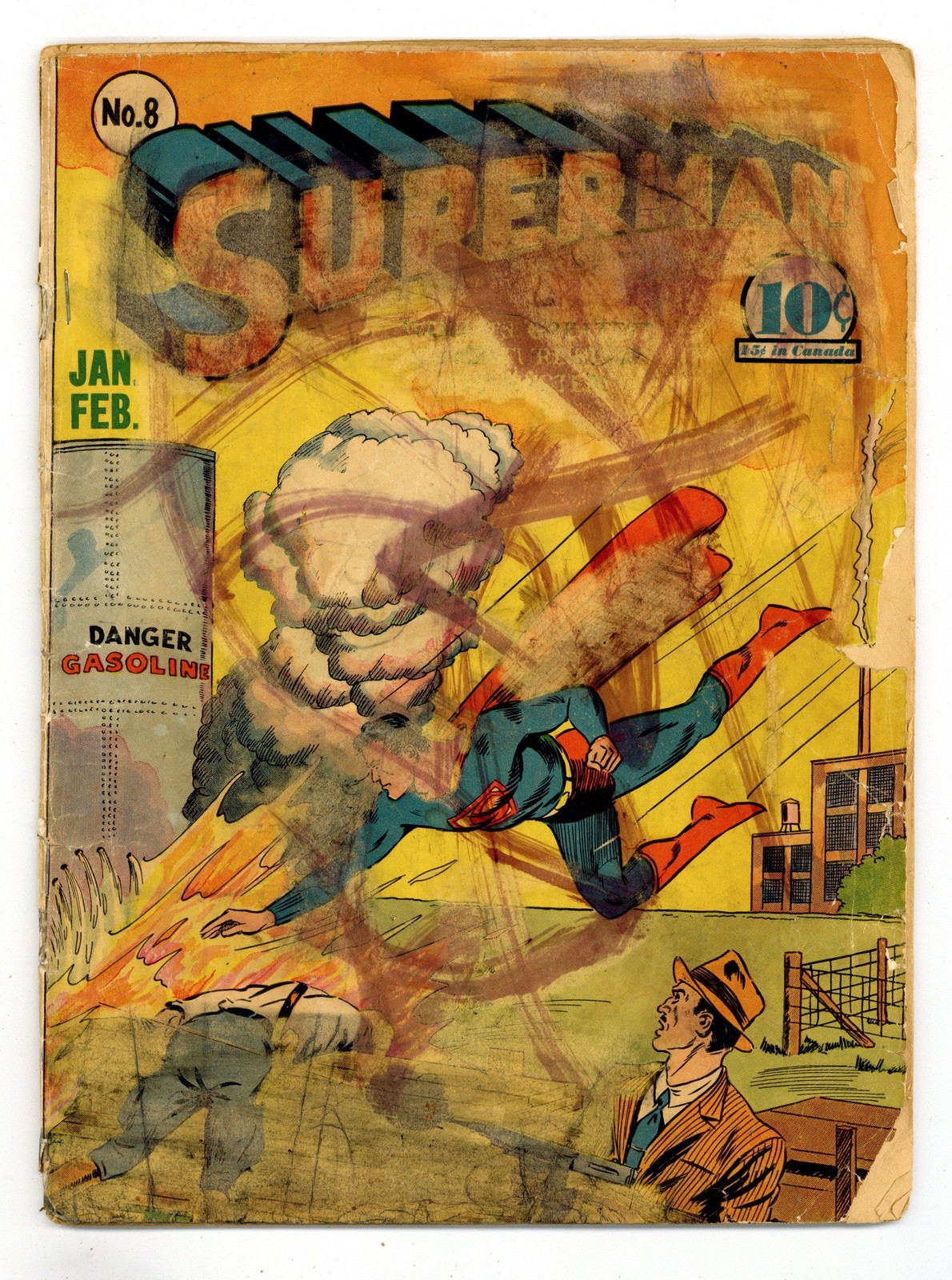 Superman #8 PR 0.5 TRIMMED 1941
