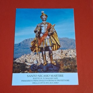 santino holycard San Nicasio M. Patrono Di Caccamo