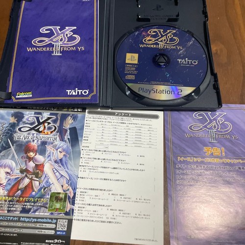 Ys I-V VI Ark of Napishtim PS2 Set Lot NTSC-J Falcom JRPG Tested Working - Picture 2 of 6