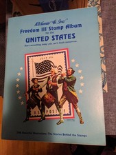 H.E.Harris Freedom Ill Stamp Album United States