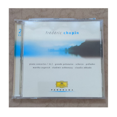 Frédéric Chopin Piano Concertos 1 & 2 CD Argerich Ashkenazy Deutsche Grammophon