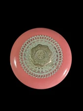 Avon Unforgettable Vintage Discontinued Beauty Dust Powder Coral Plastic Box  