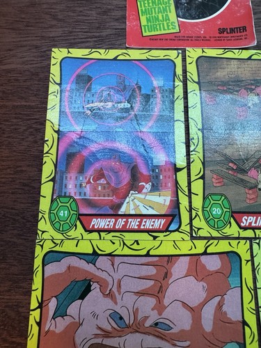 Topps 1989 1990 TMNT Teenage Mutant Ninja Turtles Trading Cards Lot - Picture 7 of 12