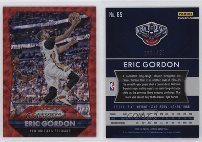 2015-16 Panini Prizm Ruby Wave Prizm /350 Eric Gordon #65