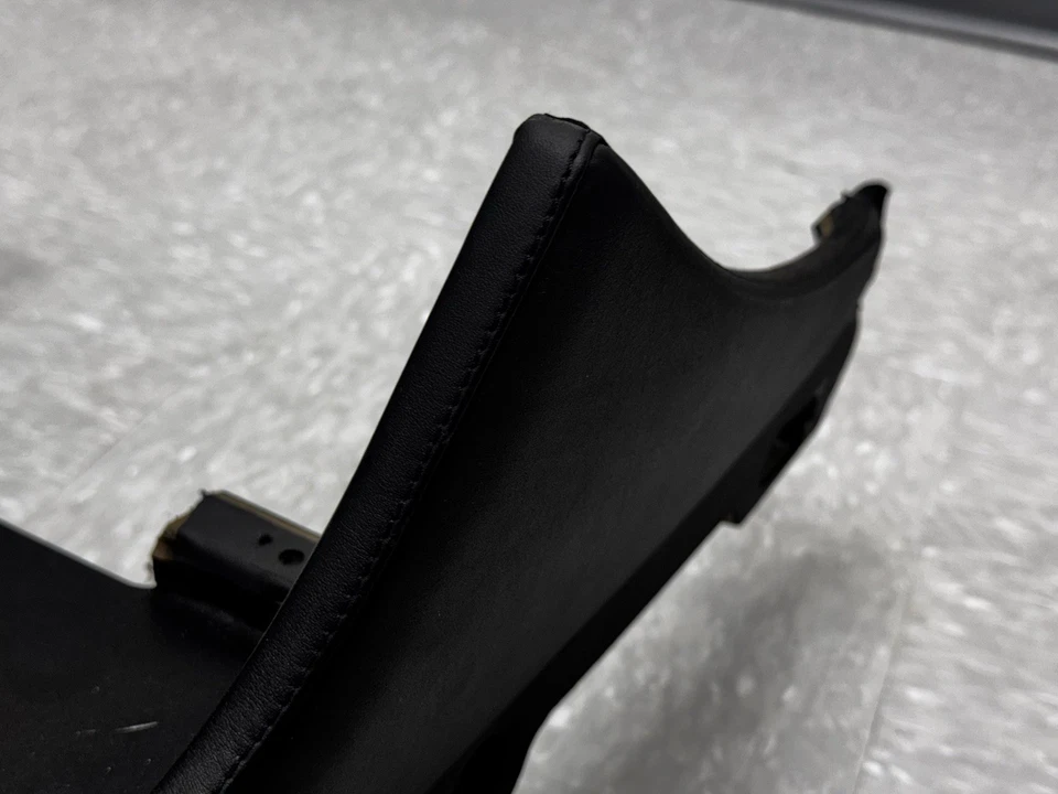 BMW E39 M5 2000-2003 consola central de fábrica cuero Napa negro OEM Foto 4 de 4