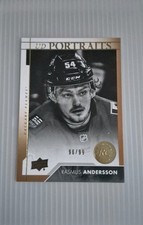 2017-18 Upper Deck Rasmus Andersson UDPortraits Rookies Gold 96/99 #P-79. Vegas