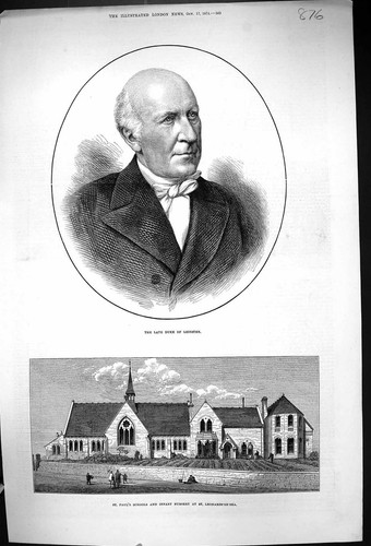 Old 1874 Duke Leinster St. Paul'S Schools Infant Nursery Leonards-On- Victorian