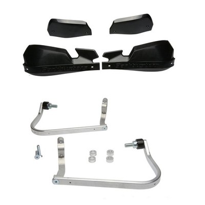 BarkBusters VPS Schwarz Handschutz & Zweipunkthalterung BMW R1200GS 2004 - 2012