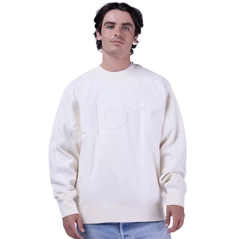 Brand New FOX Racing Mens Moto-X Oversized Crew Sweatshirt £100 retail M white