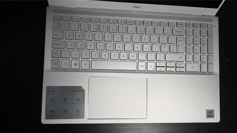 Dell Inspiron 15 7501 Laptop Intel Core i5-10300H 8Gb 256Gb SSD 15,6" Win 11 (3) - Bild 3 von 4