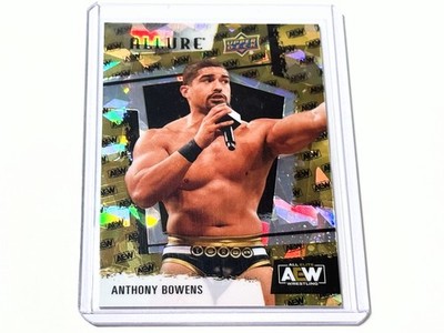 2022 Upper Deck AEW Allure Anthony Bowens AEW Logo /299 Card #26