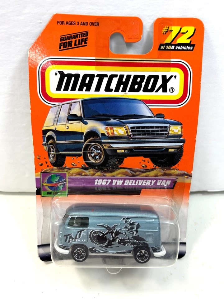 3- Matchbox VW Vans~ Blue Transporter-67 Delivery Van~ 67 Transporter - Image 3 of 4