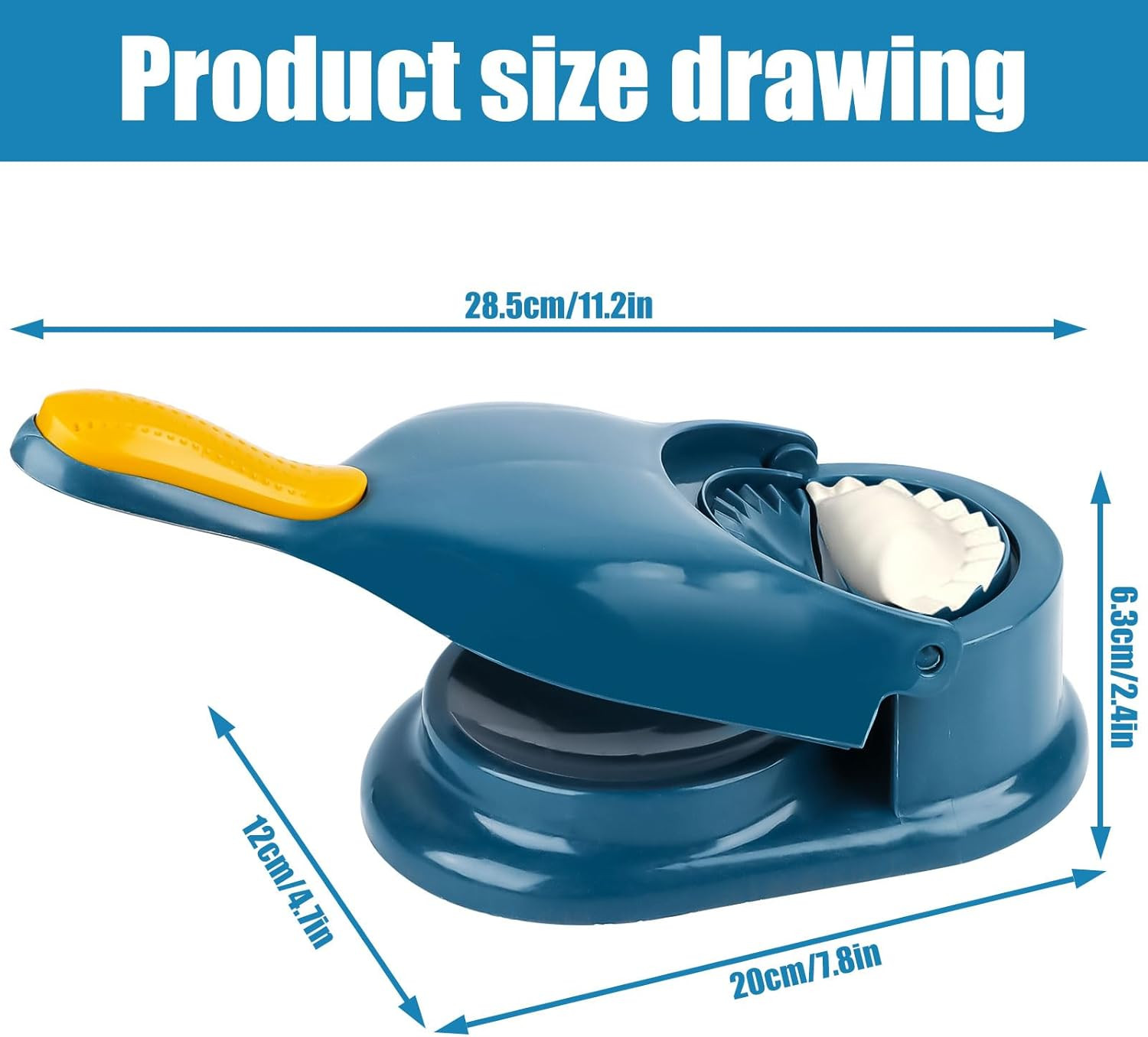 Dumpling Maker 2 in 1 per Gnocchi e Ravioli - Pressa Manuale Veloce - 2