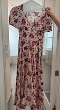 Love Shack Fancy Pink Floral Dress Size 2