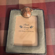 Monkey Creative Design Safari Photo Frame 4"x 6" Multi-Color New Sealed