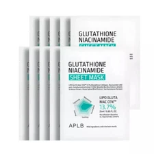 APLB Glutathione Niacinamide Sheet Mask - 1pack (10pcs)  K-BEAUTY