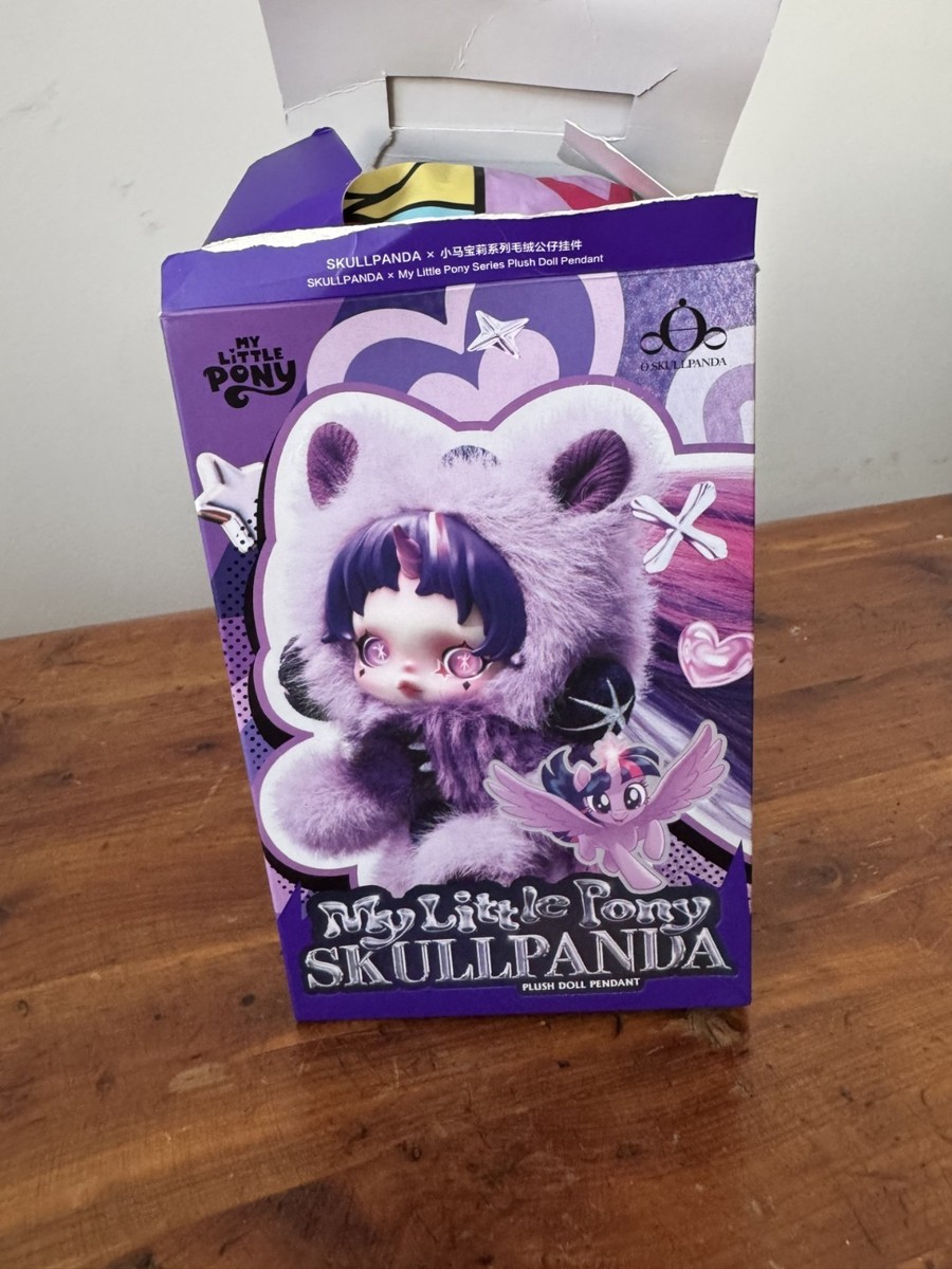 PopMart Skullpanda PINKIE PIE My Little Pony Series Plush Pendant