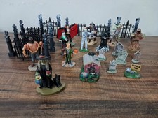 Lemax Spooky Town Halloween Village Figurines Lot Of 27