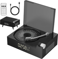 CD Player Portable with Bluetooth, Rechargeable CD Players Retro Suitcase CD