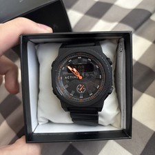 NEW Activa X Invicta Men's Digital Watch - 47mm, Black Rubber Band ACW2355-003