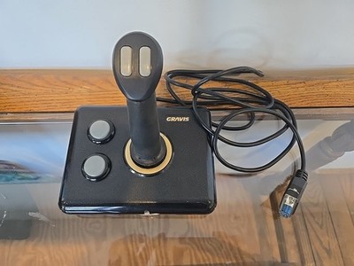 Vintage Advanced Gravis Analog Pro Joystick IBM PC 15-Pin Game Port Retro Gaming