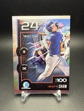 2025 Bowman Matt Shaw Bowman Scouts' Top 100 Prospects Insert #BTP-24