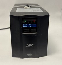 APC SMT1000 Smart-UPS 1000 670W 8-Outlets w/ APC AP9620 Card, No Batteries WORKS