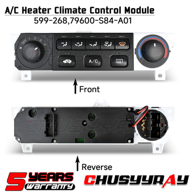 FIT 1998-2000 Honda Accord Climate Temp Control Unit Heater AC