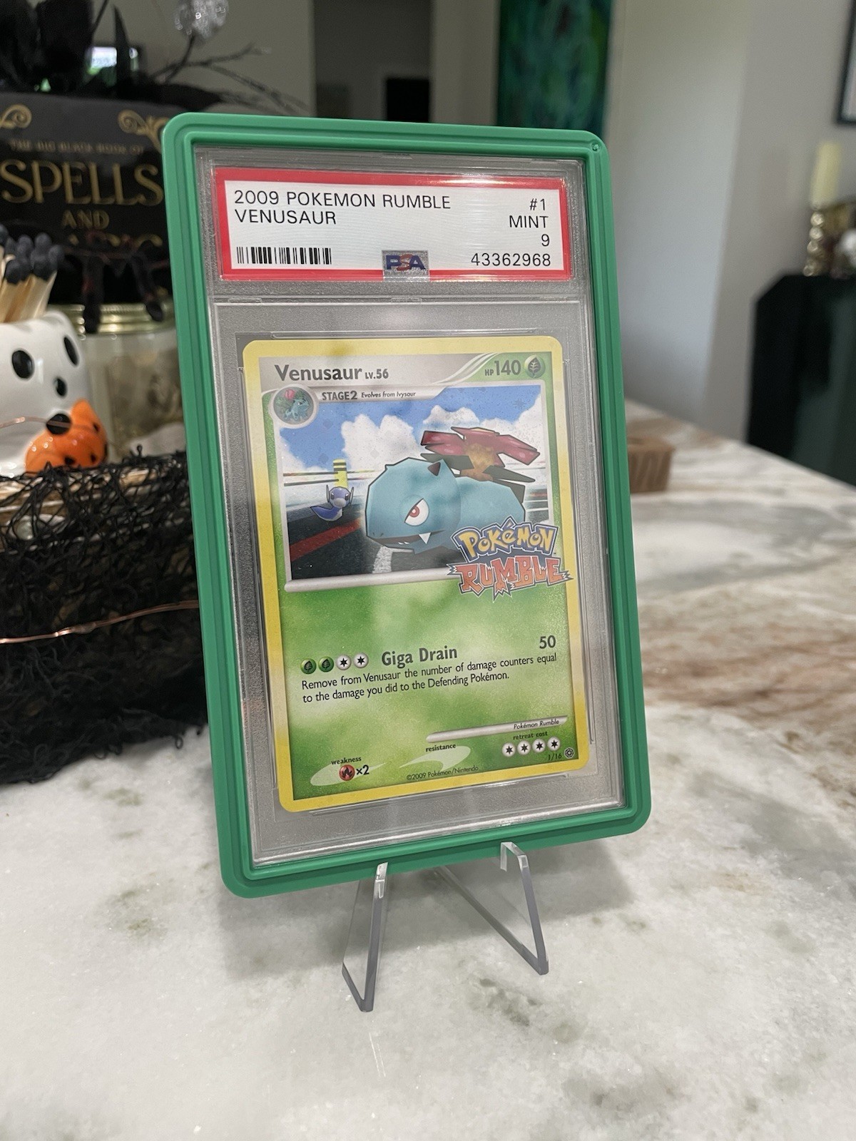 2009 POKEMON RUMBLE #1 VENUSAUR PSA 9